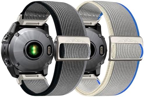 Zspoly 26 Mm Nylon Dehnbare Armband Für Garmin Fenix 8 51 Mm