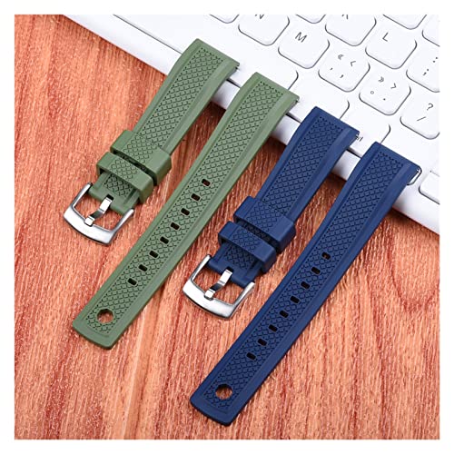 Correa impermeable 20mm 22mm que evita la pérdida del reloj HMJGDZG 5