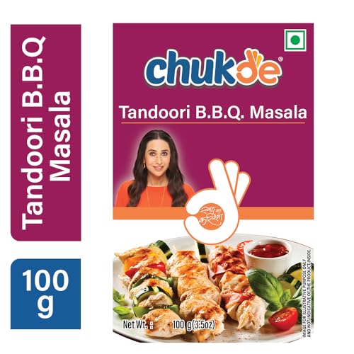 Image of Chukde - Tandoori BBQ Masala - Roast Powder - Authentic Indian Spice Blend for Grilling - Ideal for Tandoori Dishes & BBQ for Marinating & Roasting - 100 Gm (Pack of 2)
