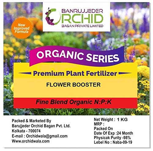 Organic Flower Booster Fertilizer - N:P:K 1:2:1 (1, 1)