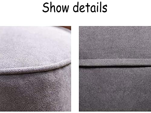 Pouf rond respirant pour un salon cocooning et relaxant - 5