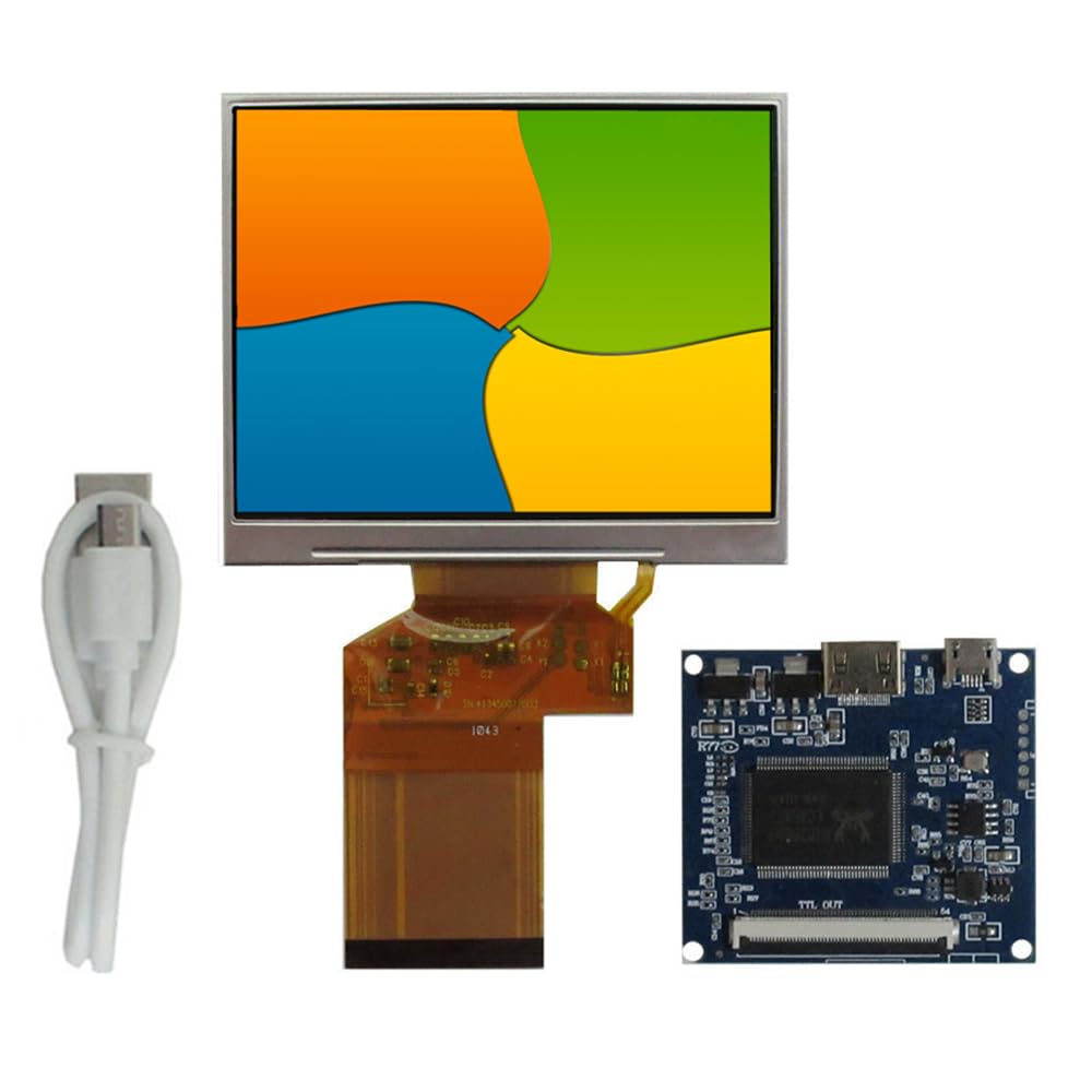 3 5 Inch 320x240 DIY Portable LCD Monitor Screen with Mini-HDMI Driver Board Compatible with Raspberry Orange Pi