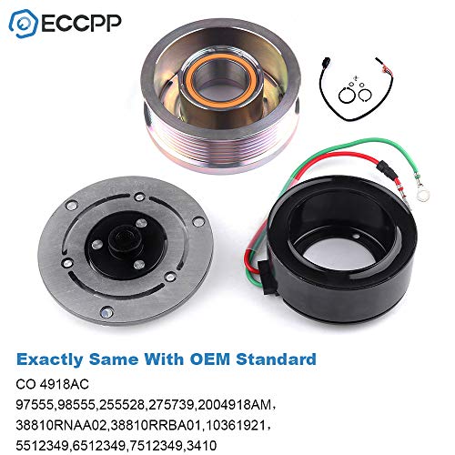 Image of ECCPP A /C Compressor Clutch 2006-2011 for Honda Civic 1.8L AC Clutch