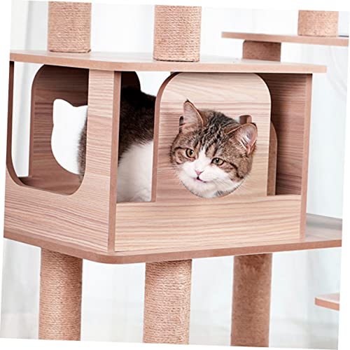 DOITOOL 3 Pecas Corda de cânhamo para animais de estimação arranhador brinquedo de gato corda de sis