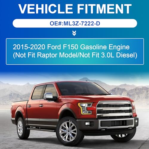 Image of Engine Splash Shield Under Diaper Compatible with 2015-2020 Ford F150 Gasoline Engine (Not Fit Raptor Model /Not Fit 3.0L Diesel) Rplace# ML3Z-7222-D