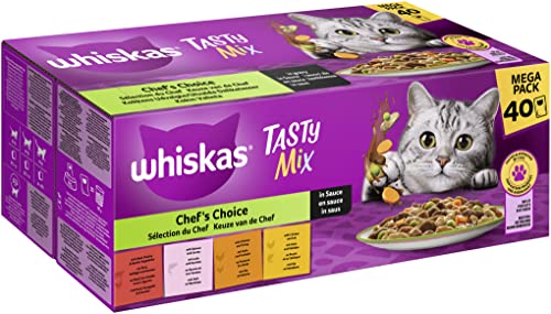 Whiskas Tasty Mix Chef´S Choice In Sauce Karma dla Kota, 40 x 85 g