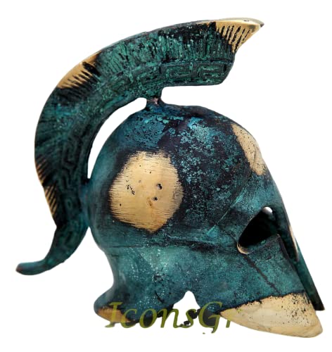 Iconsgr Ancient Greek Bronze Museum Replica Of Spartan Officer Helmet (389) #TOP1