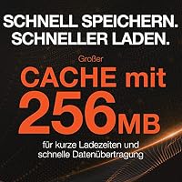 Seagate FireCuda HDD 8TB, Interne Festplatte HDD, 3.5 Zoll, 7200 U/Min, CMR, 256 MB Cache, SATA 6GB/s, silber, inkl. Data Rescue Service (ST8000DXZ01) – Ansicht 4
