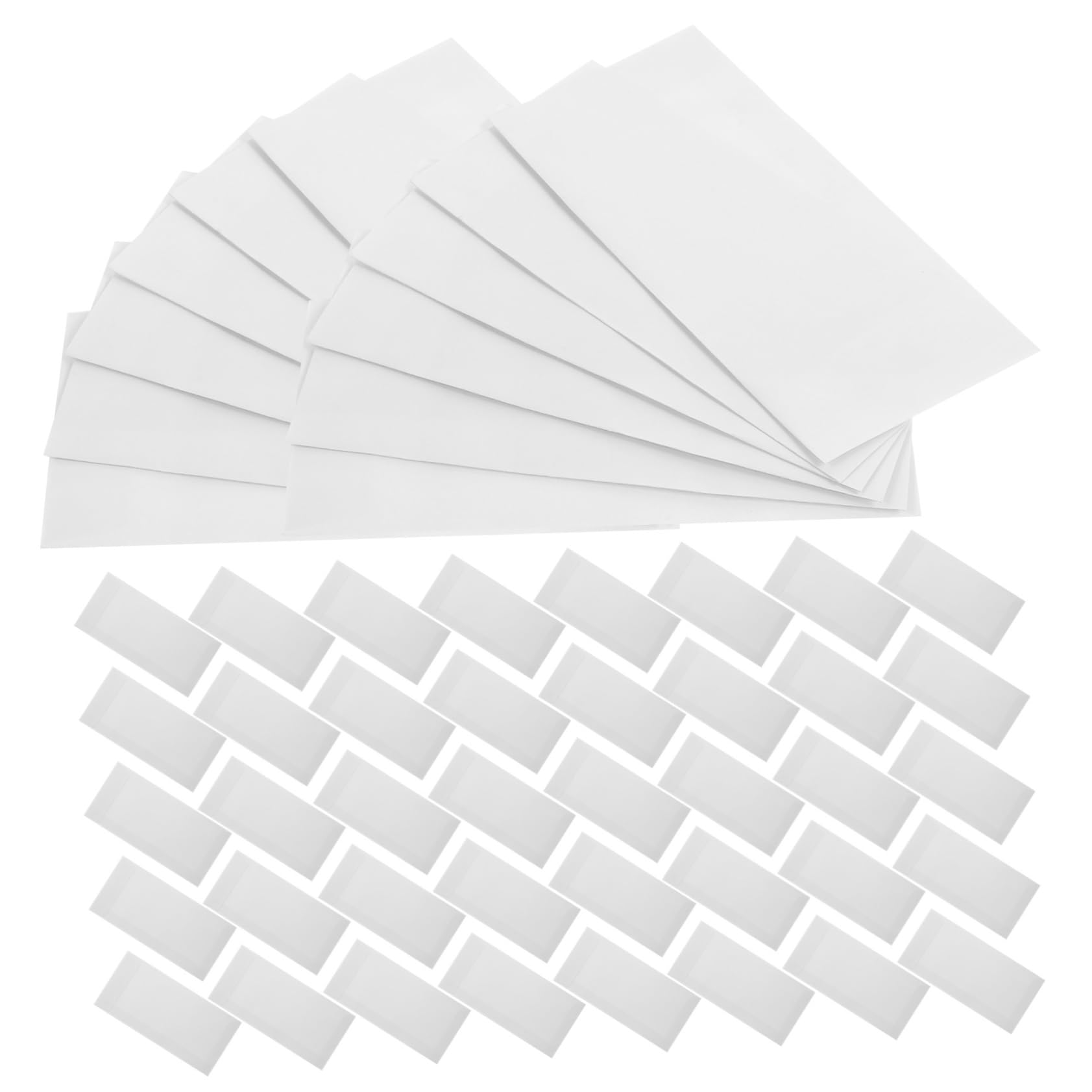 Tofficu 120 Piezas Sobres para Monedas Sobres Autoadhesivos de Papel Delicados Vacíos y Multiusos para Correo para Dinero y Cartas Unidades