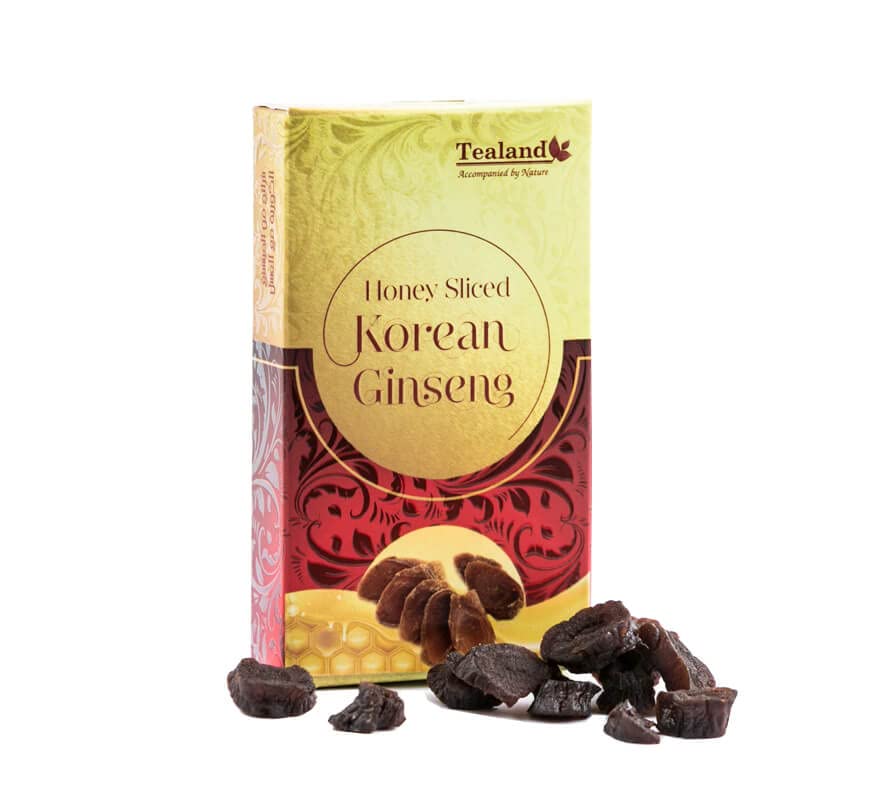 Tealand Korean Ginseng Honey Slice Boosts Metabolism Free from any Preservatives 100% Pure & Natural Honey