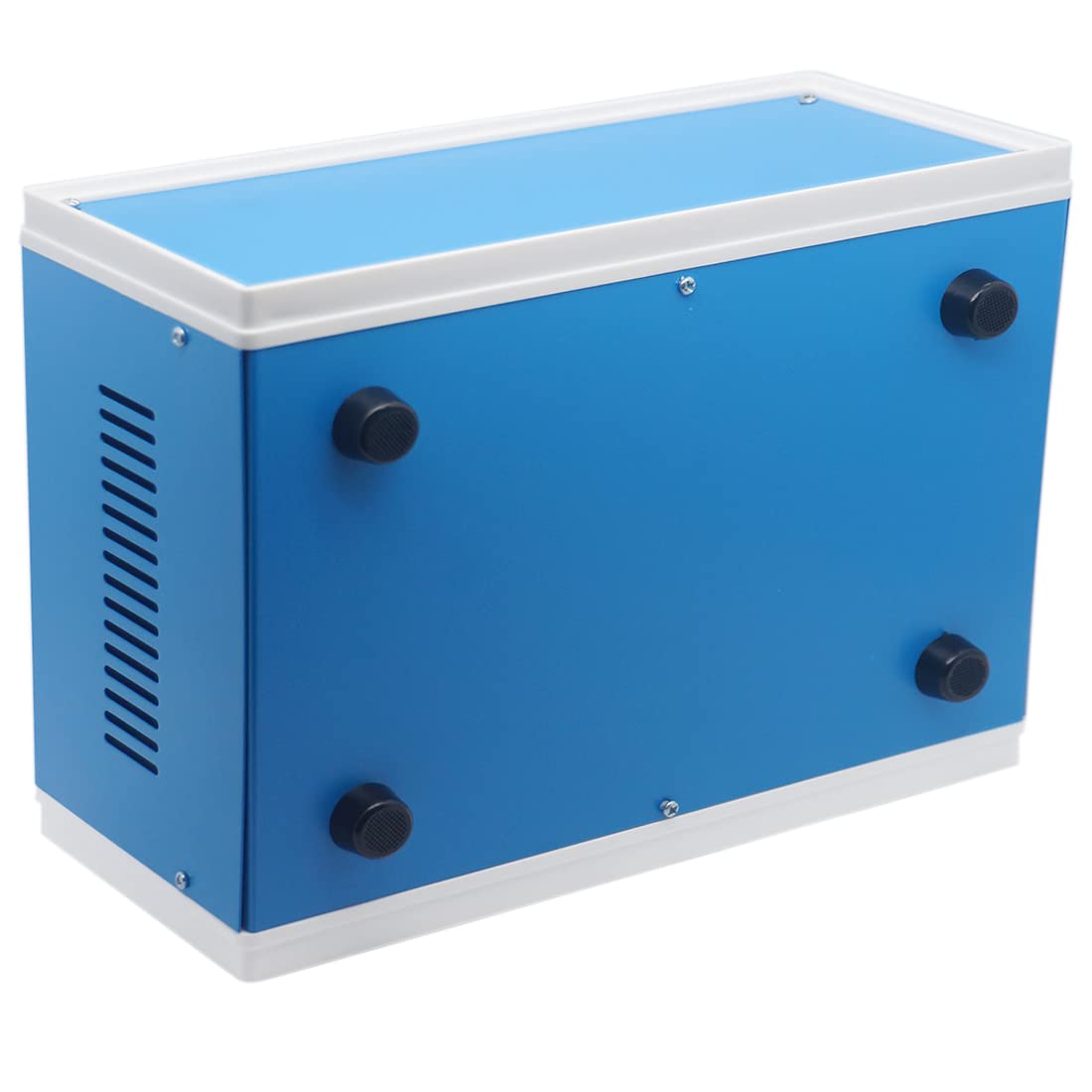 Zulkit Electronic Enclosures Blue Metal Enclosure Project Case DIY Box Junction Case Enclosure Preventive Case 12.6x10.6x4.7inch (320x268x120mm)