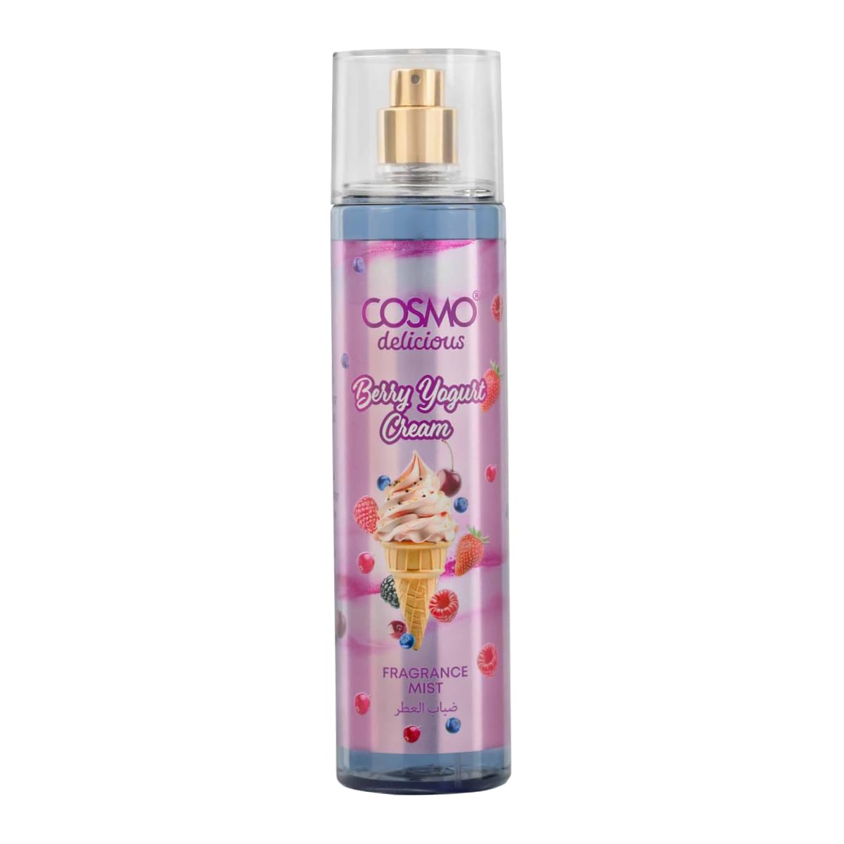 Cosmo Delicious Berry Yogurt Creamy Body Mist 250ml, with a fresh berry and whipped cream scent, a light fruity fragrance ideal for everyday wear, a long-lasting fragrance for women and men-image-20