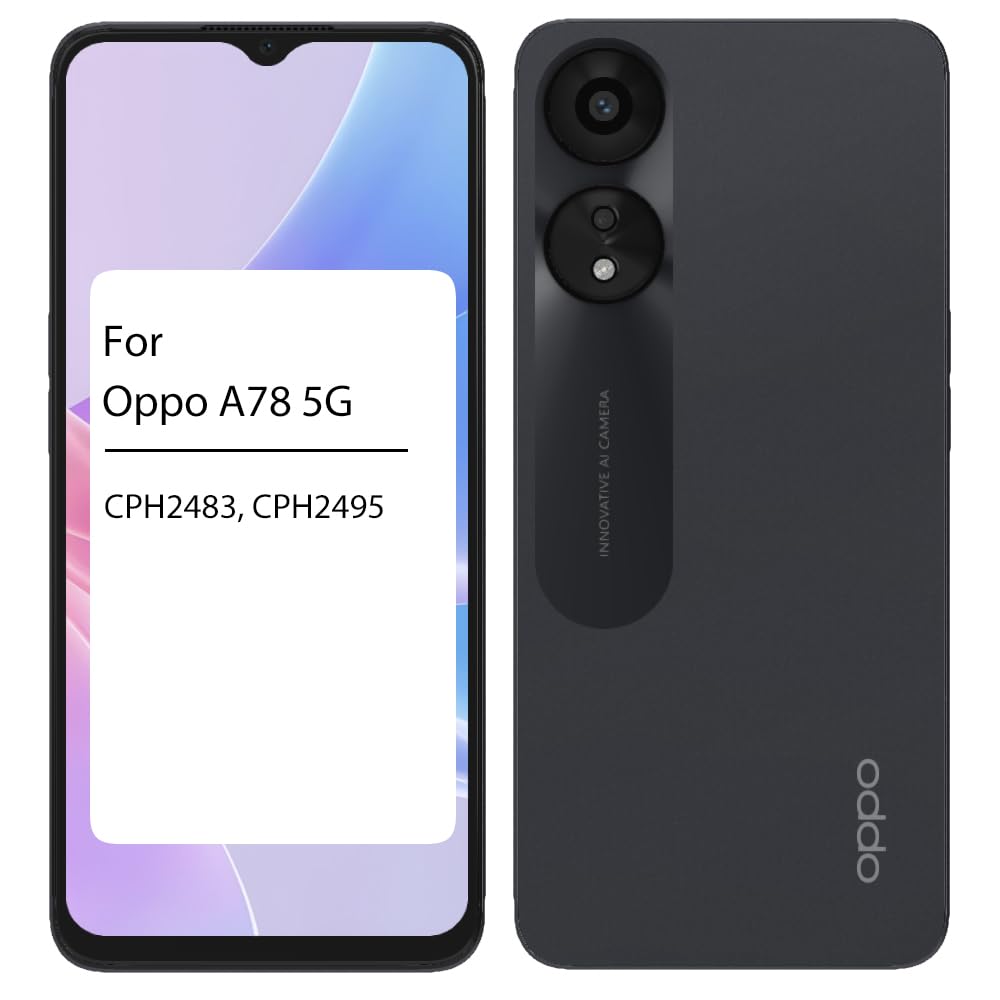 Schermo LCD Display Digitalizzatore Touch Screen Ricambio Compatibile con Oppo A78 5G Original con Marco Schermo Completo con Strumenti