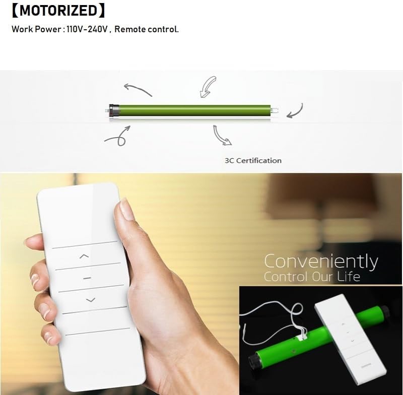 3D Print Motorized Roman Shades Electric Cordless Roman Blinds for Window (RM-250107-ML-M/E)