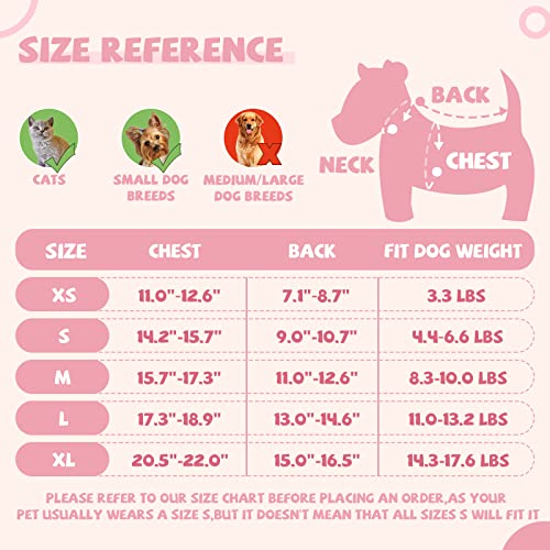 Hrttsy Dog Dress Girls Puppy Clothes For Small Dogs Cat Spring Summer Cute Floral Doggie Princess Dress With Daisy Decor Chihuahua Yorkies Wedding Valentines Daily Wearing Apparel Pet Outfits(Pink,Xs) #TOP1