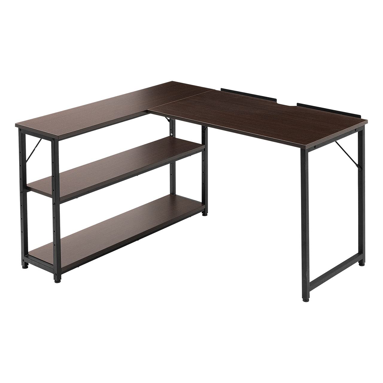 Amazon.co.jp: イーサプライ L字デスク シェルフ付き 幅120cm 奥行50cm Amazon.co.jp: イーサプライ L字デスク シェルフ付き 幅120cm 奥行50cm