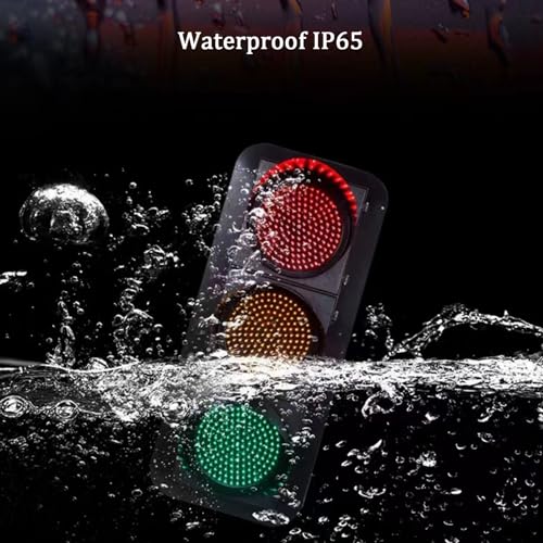 Luz de advertencia tipo semáforo LED con lámpara de pared industrial IP65 6