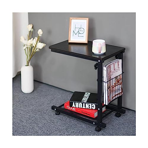 Table de lit réglable pour ordinateur portable évite le mal de dos bureau debout mobile acier - 2