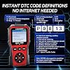KONNWEI OBD2 Scanner Diagnostic Tool KW330, Check Engine Code Reader with Battery Voltage Test, Live Datastream, Freeze Frame, Car Scanner Diagnostic Tool for All OBDII Car Since 1996