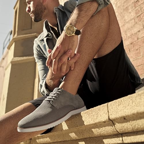 Dr. Scholl's Shoes Men's Sync Lace Up Oxford, Navy Knit, 122