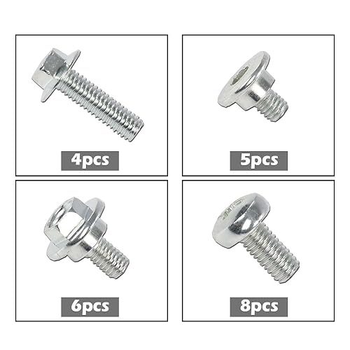 Miniatura 9 de CHEDA Kit de pernos de plástico compatible con fundas de asiento de guardabarros Honda Cr 60 80 85 125 250 450 480 500