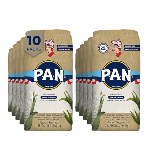 P.A.N. Whole Grain White Corn Meal – Pre-cooked Gluten Free ...