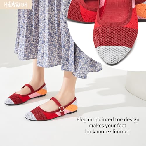 Image of Women's Ballet Flat Mary Jane Flats Slip on Laides Dress Flats with Strap