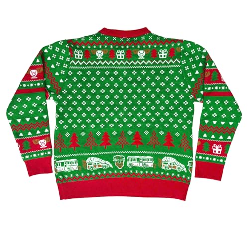 Bend Over And I Will Show You Christmas Sweater (Green) - Image 4