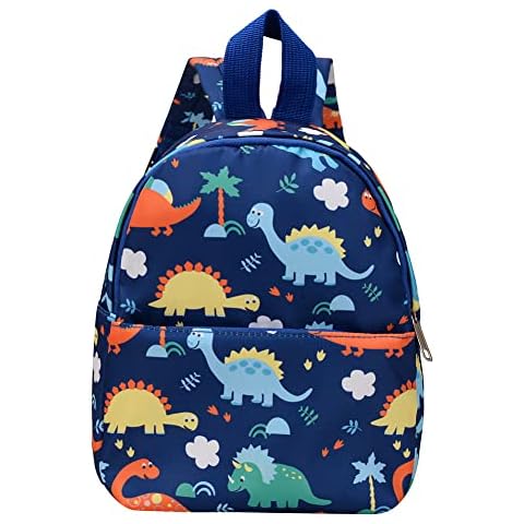 liuduo Shoulder Bags, Handbags, Casual Backpack, Children Cute Cartoon Dinosaur Backpack Kids Kindergarten Preschool Toddler Boys Girls Baby School Book Bags Casual Rucksack, Blue, 23CM*19CM*9CM Cover