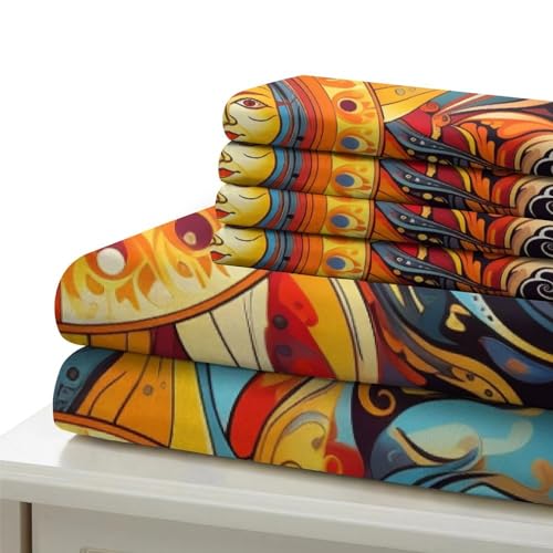 Housse de couette 140x200 fermeture éclair pour lit simple