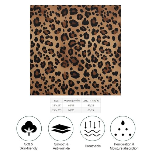 Leopard Print Silk Scarf Head Scarf Silk Scarf for Women Satin Scarf Silk Head Scarf Silk Hair2