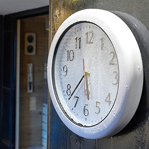 Funk-Wanduhr Monzana mit automatischer Zeiteinstellung und IPX7-Schutz