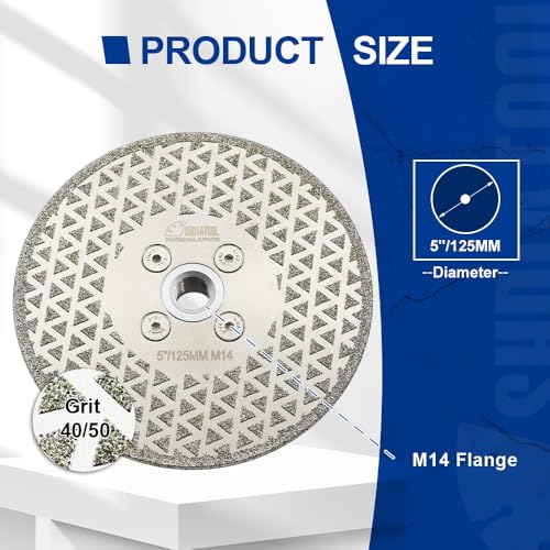 Disque diamant 125mm SHDIATOOL à coupe nette et sans éclats