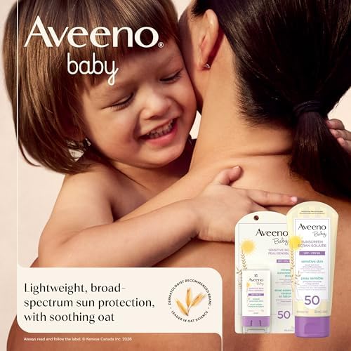Aveeno Baby Mineral Baby Sunscreen Lotion SPF50 88mL