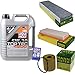 Produktbild Filter Set Inspektionspaket 5 Liter Liqui Moly Motoröl Top Tec 4200 5W-30 MANN-FILTER Innenraumfilter Luftfilter Ölfilter