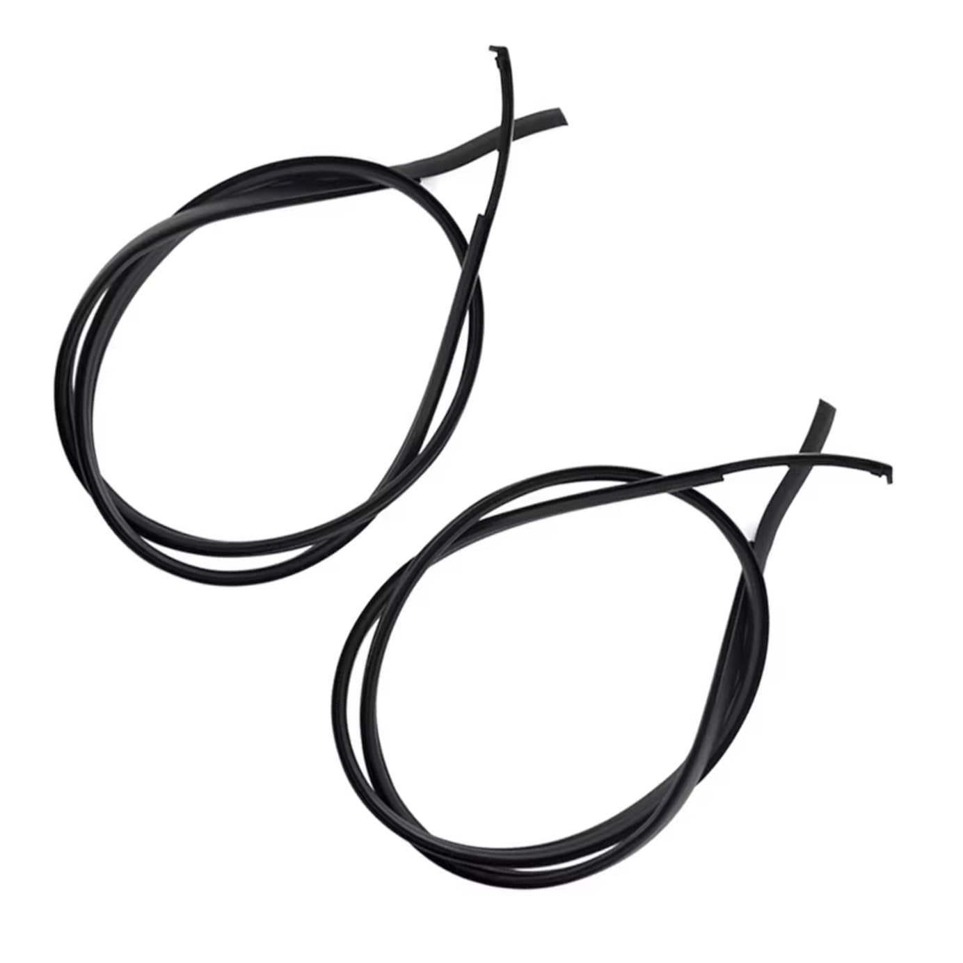 Roof Weatherstrip Trim Compatible with Toyota for Yaris Hatchback 2012 2013 2014 Car Roof Drip Side Finish Moulding Seal Strip Trim 75551-52200 75552-52180