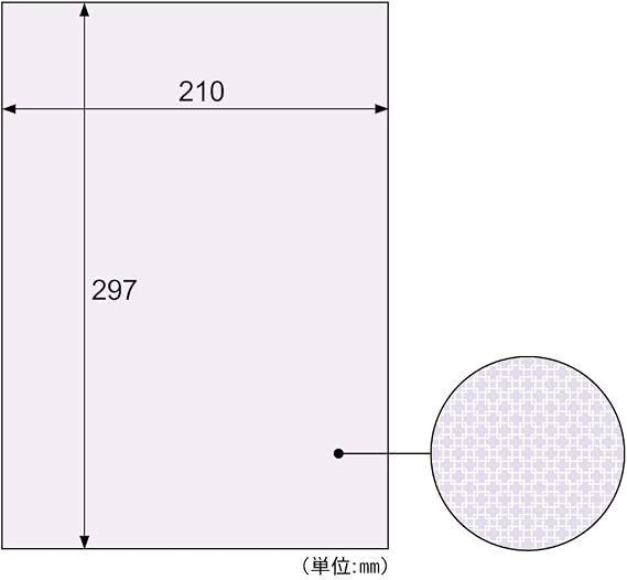 ヒサゴ コピー偽造予防用紙 厚口 A4 全面 20枚 Op2420 × 2