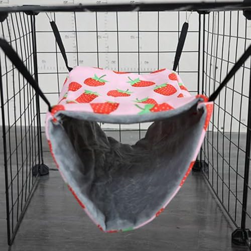 Hamac pour hamster de cage avec tunnel aéré pour chinchilla