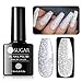 Produktbild UR SUGAR 7,5ML UV Nagellack Glitzer Silber Shellac Holographisch Leuchtenden Diamant Gelnägel Reflective Glitter Gel Nail Polish Sparkle Funkeln Schellack Nagellack Glitzer Gel für Gelnägel