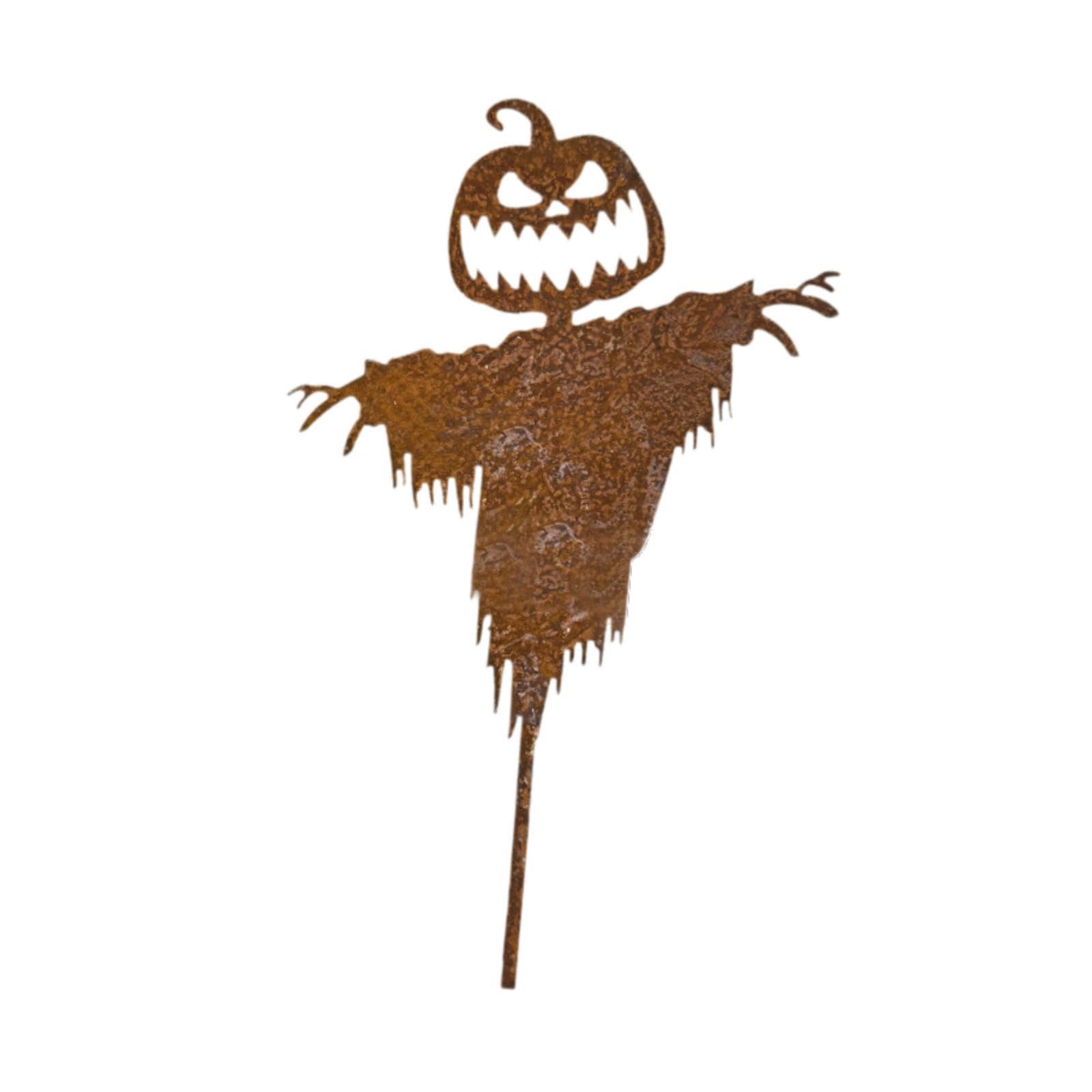 Club Bollywood®Pumpkin Ghost Stake Spooky Outdoor Decoration for Home Patio Porch|Collectibles-image-28