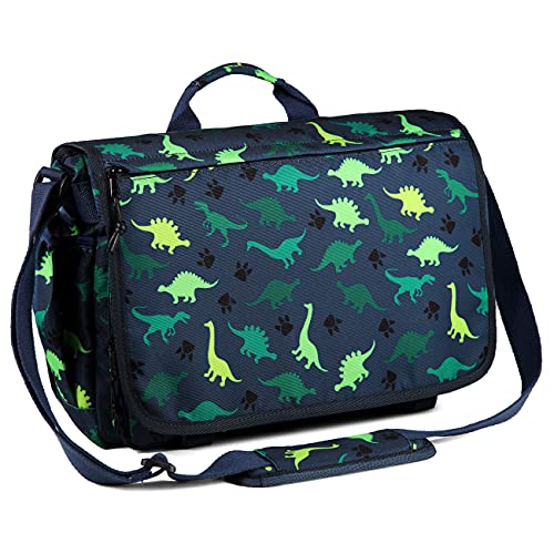 VASCHY Dinosaur Laptop Messenger Bag