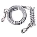 Favorite Tie Out Cable for Dogs, 30-feet, 3 Colors (Silver)