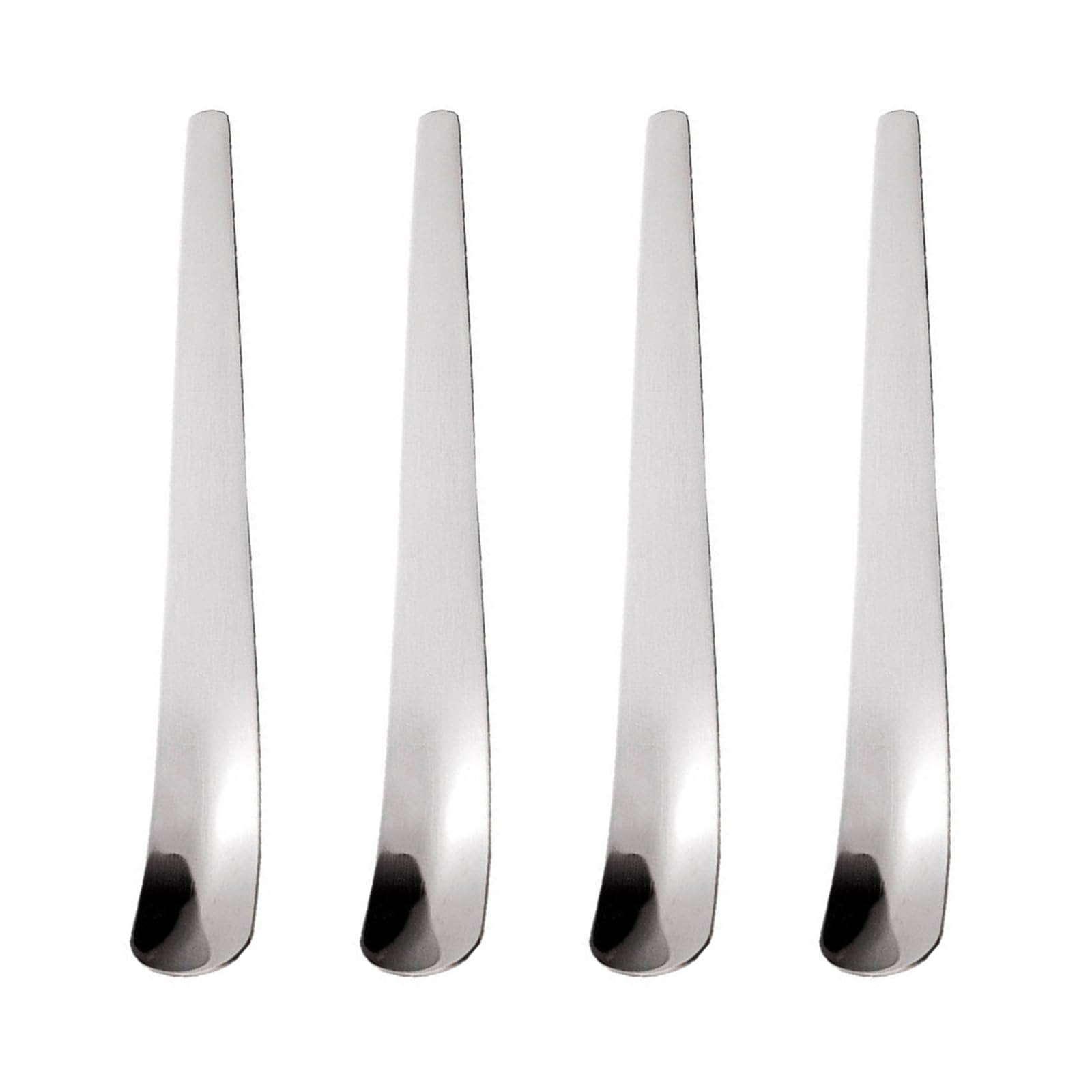 Xjdzineq Of 4 316 Steel Serving Spoons Ideal for Tea Parties and Pastries Nonstick Spoon
