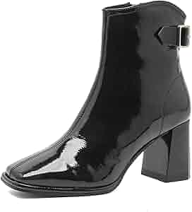 靴 D-Tona-Ankle boots in patent leather Women's D-Tona-Knee-high boots in patent leather | Black
