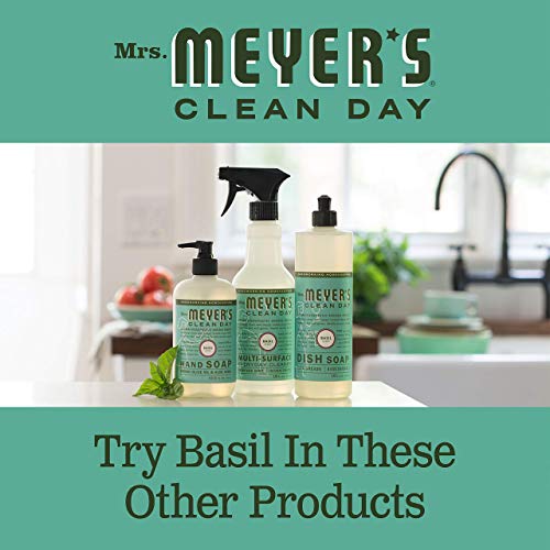 Mrs. Meyer's Clean Day Liquid Fabric Softener Bottle, Basil Scent, 32 Fl Oz (Pack Of 4) #TOP7
