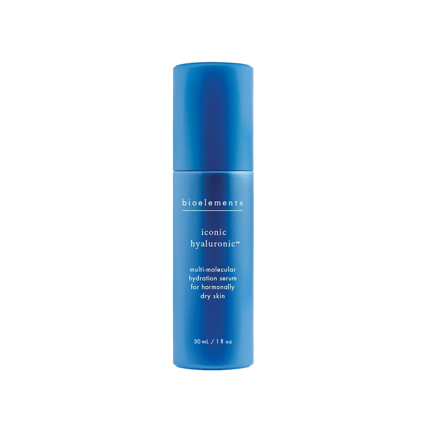 Bioelements Iconic Hyaluronic - 1 fl oz - Multi-Molecular Hydration Serum for Hormonally Dry Skin - Vegan, Gluten Free - Never Tested on Animals
