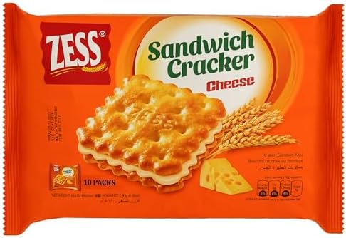 Zess Sandwich Cracker Cheese 180 Gm