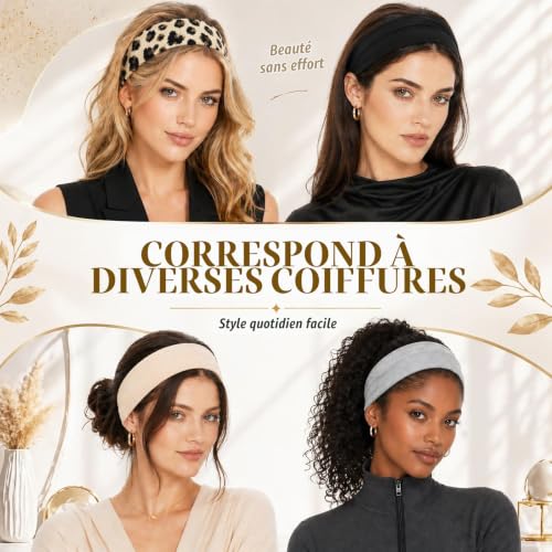 Wosyoodo Bandeaux de Sport Unisexe Homme Femme, Lot de 8 Headband Running Coton Doux Confortable, Respirant Anti-Sueur, sans Couture, Bandeau Sport pour Running, Fitness, Mode Quotidienne – vue 4