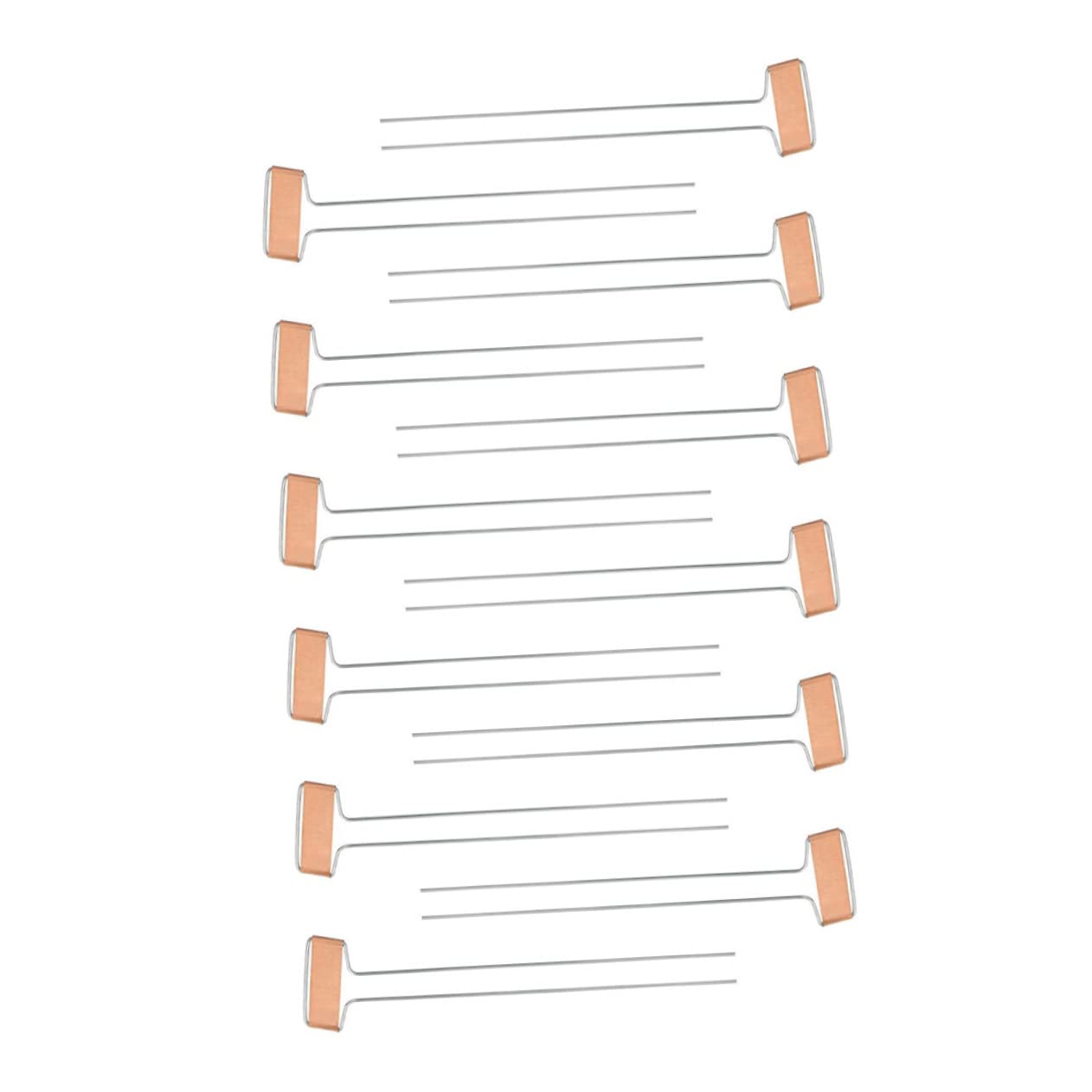 Étiquettes pour Plantes en Cuivre Extérieur Jardin 20 Pièces 60 Cm Fil Acier Marqueurs Solide Usage Pépinière Légume Fleurs Potager