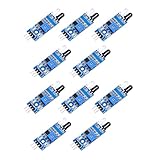 Teyleten Robot IR Infrared Obstacle Avoidance Sensor Module Smart Car Robot 3-Wire Reflective Photoelectric for Arduino 10pcs
